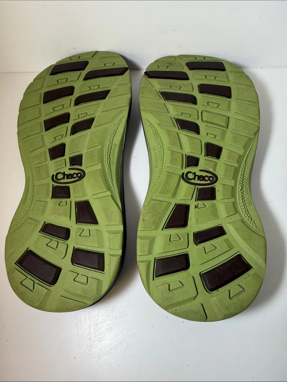 Chaco Kid’s Brown Flip Flop Sandals with Patterned Straps - Size 4